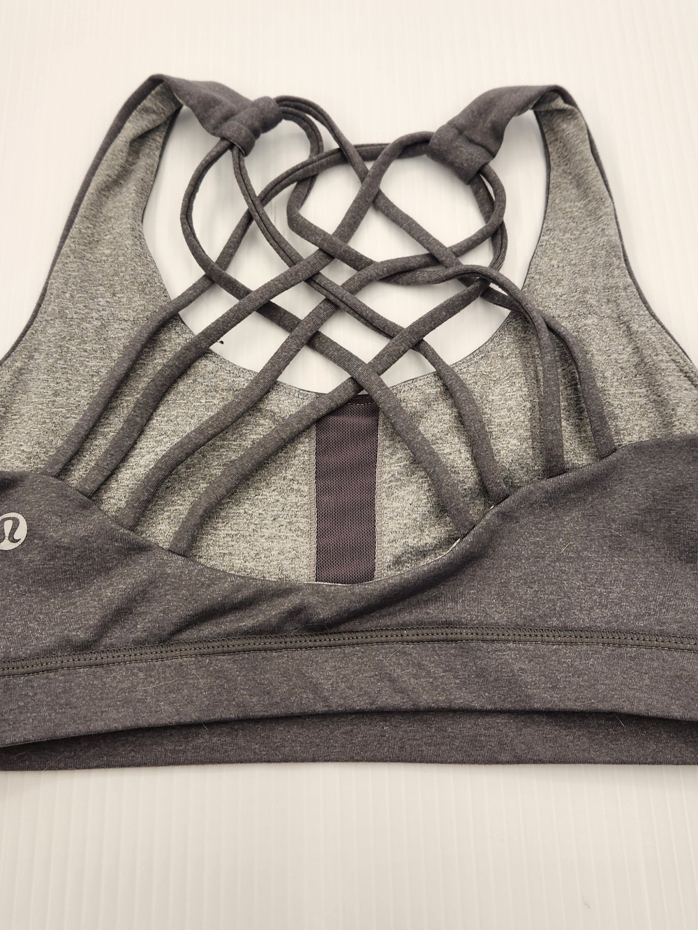 lululemon athletica Gray Strappy Sports Bra - Women's Intimates - Picture 3 of 6